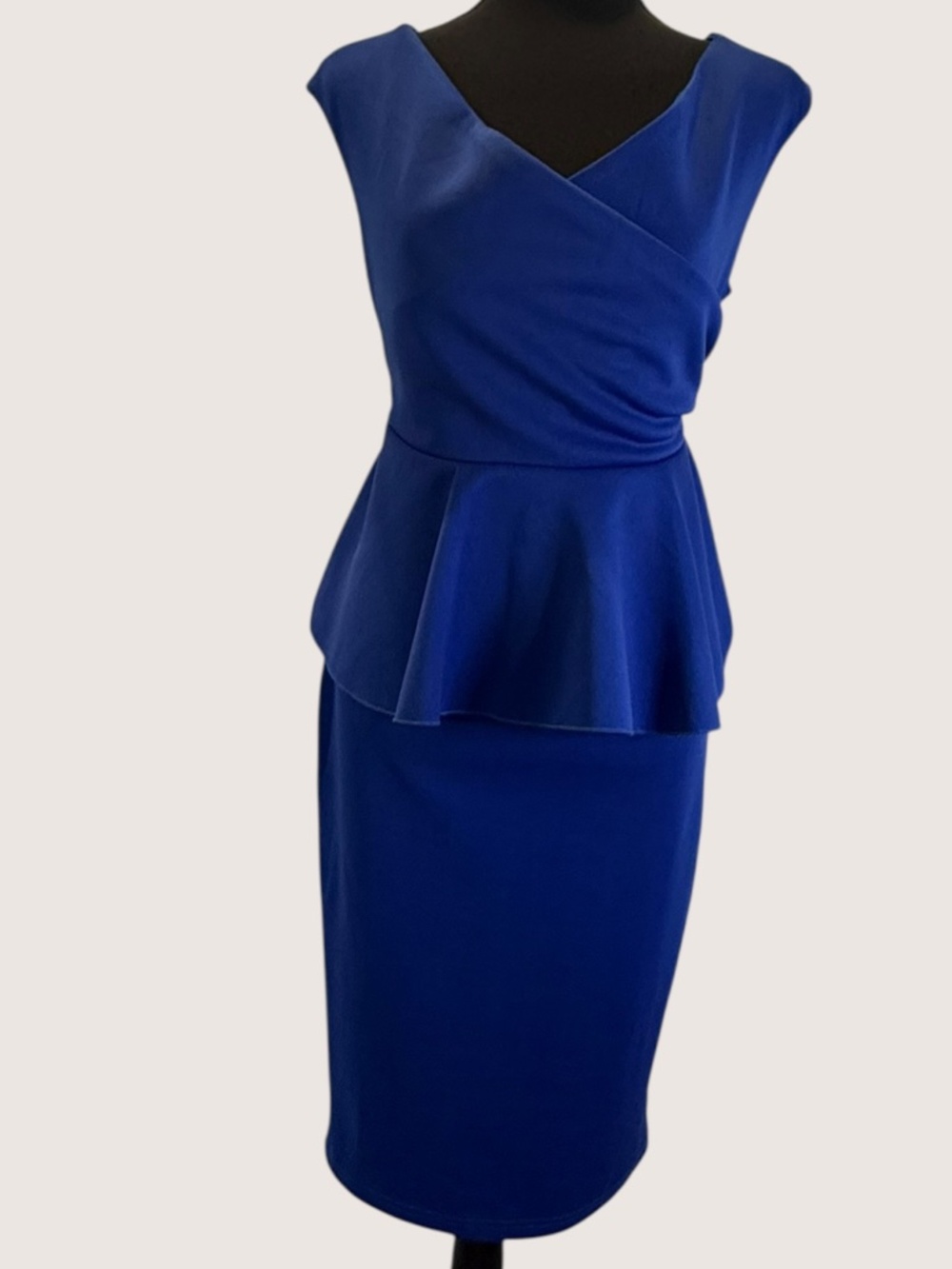 Blue Peplum